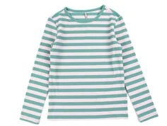 Kids ONLY lagoon/pink lady stribet top